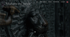 Desktop Screenshot of madameestservie.net